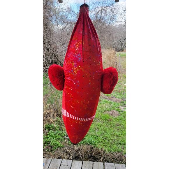 HBL Jumbo Inflatable Fabric Covered Banana Carnival Prize Huge 75 In. Tall - Picture 6 of 11